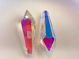 Asfour Crystal AB Icicle Drop Suncatcher Prisms (1.5-inch) Chandelier Part - Box of 420 #401