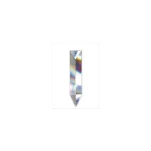 Asfour Drop Crystal Box of 119 - 89 MM, #502 - Asfour Crystal Prism - Clear Lead Hanging Crystals - Asfour Pendant Crystal Prism, - 1 Hole