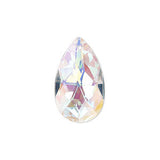 Ab Teardrop Prisms Crystal, Box of 135 - 50mm, Asfour Crystal Prisms, Lead Crystal Prisms, Teardrop Ab Crystals, Geometric Prisms for Home Decor - 1 Hole