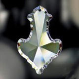 Clear Pendluque 50mm, #915 - Prisms Asfour Crystals Wholesale, Lead Crystal Prisms, Asfour Crystals, Geometric Prisms - 1 Hole