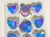 Ab - Asfour Crystal Hearshaped Prism Suncatcher 40mm #870 (Box of 100) Wholesale