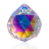 Asfour Crystal Ball Prism Suncatchers Box of 90 - 30mm, #701 - Clear AB Crystal Prism Hanging Ball, Sun Catcher Crystal, Window Crystal Ball, 1 Hole
