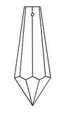 Asfour Crystal Drop Suncatcher Prisms (2.5-inch) Chandelier Part - Box of 210 #401