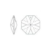 Asfour Crystal Octagon Beads 14mm (1-hole) Chandelier Swag Lamp Part - #1081