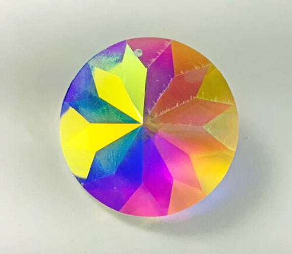 Ab - Asfour Crystal Round 40mm (1-hole) #1041 Hanging Sun catchers Chandelier Prisms