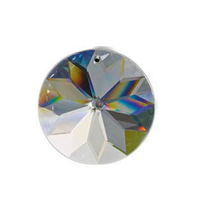 Box of 85 - Clear, Asfour Crystal Sunflower Sun catcher – 40mm Sunflower Crystal Prism- Rainbow Maker Crystal Prism - Crystal Ornaments - Decoration Ideas - 1 Hole