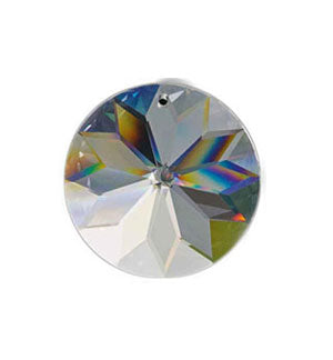 Asfour Sunflower Suncatcher Box of 85 - 40mm - Sunflower Crystal Prism - Rainbow Maker Crystal Prism - Decoration Ideas #1041 - 1 Hole