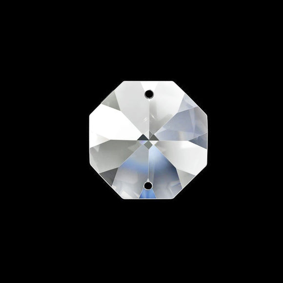 Asfour Crystal Octagon Beads 14mm (2-hole) Chandelier Swag Lamp Part - #1080