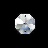 Asfour Crystal Octagon Beads 14mm (2-hole) Chandelier Swag Lamp Part - #1080