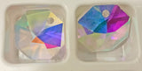 Ab - Asfour Crystal Octagon Beads 14mm (1-hole) Chandelier Swag Lamp Part - #1081