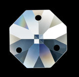 Asfour Octagon Crystal Beads Suncatcher Prisms - 24mm #1083 (3-Hole) Box of 368