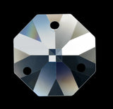 Asfour Octagon Crystal Beads Suncatcher Prisms - 24mm #1083 (3-Hole) Box of 368