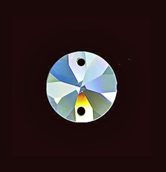 Asfour Round Crystal Beads Suncatcher Prisms - 14mm #1088 (2-Hole) Box of 2,000