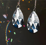 Asfour Crystal Pear-shaped Prism Suncatchers 2.5in #872 Chandelier Parts