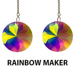 Ab - Asfour Crystal Round 40mm (1-hole) #1041 Hanging Suncatcher Glass Prisms Box of 85