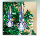 Asfour Crystals Wholesale Hexagonal With 40mm Crystal Ball At Bottom 100mm #508 - Box of 16