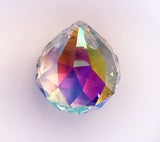 Asfour Crystal Ball Prism Suncatchers Box of 12 - 50mm, #701 - Clear AB Crystal Prism Hanging Ball, Sun Catcher Crystal, Window Crystal Ball, 1 Hole