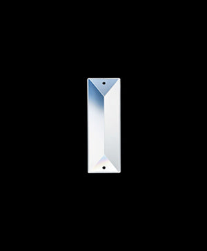 Asfour Crystal Wholesale Suncatcher Prisms Rectangle 2.5in #610 (2-hole) - Box of 175