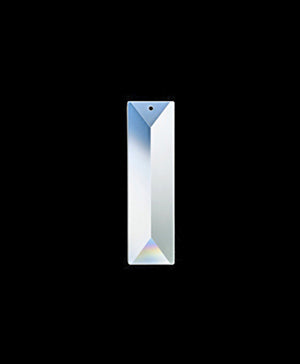 Asfour Crystal Wholesale Suncatcher Prisms Rectangle 2.5in #611 (1-hole) - Box of 175