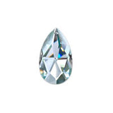 89MM -  Asfour Crystal, Clear Lead Crystal Pearshape, #872 Chandelier Crystals, Geometric Prisms, Decorative Pendants