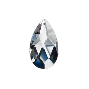 Asfour Hanging Crystals for Windows Box of 72 - 63mm, #872 Lighting Parts - Pear Shape Prisms Crystal, Lead Crystal Prisms, Geometric Prisms, House Warming Gift, 1 Hole