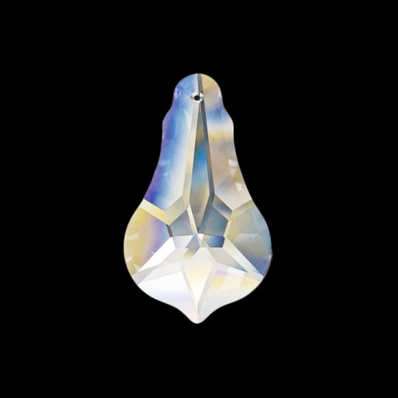 Asfour Crystal Pear Shape Prism Suncatcher 2.5in #877 (Box of 80) Wholesale