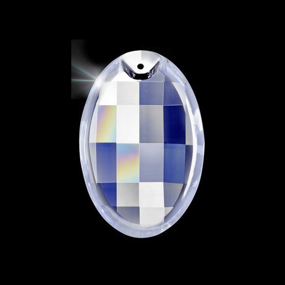 Asfour Crystal Matrix Pendaloque Prism Suncatchers 3in Chandelier Parts #919