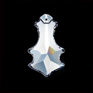 Asfour Crystals Wholesale Clear Pendeloque Crystals - 2Inch (50x29)mm #921 (1-Hole)- Box of 168