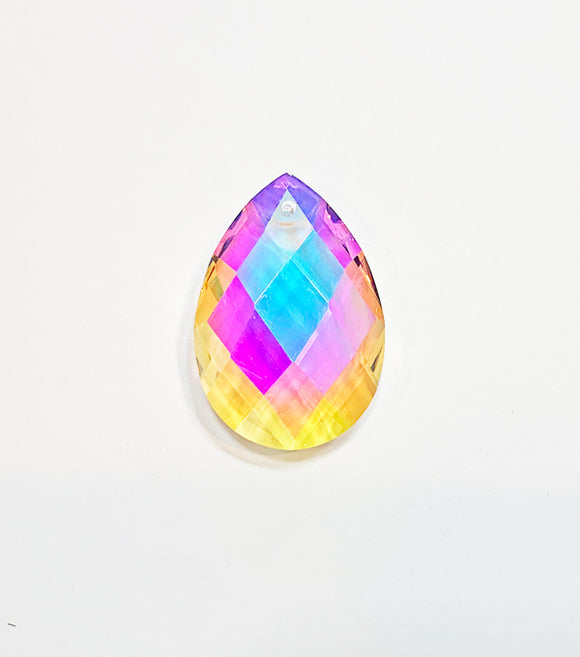 Ab - Asfour Crystal Pear Shape Prism Suncatcher 1.5in #874 (Box of 224) Wholesale