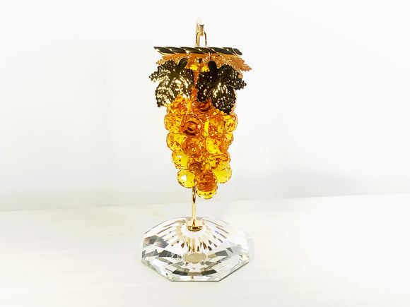 Asfour Crystal Yellow Gold Grape Bunch (4in x 8.27in)