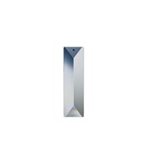 Asfour Crystal, Clear Lead Crystal, Rectangular Drop, Crystal Parts - #611 - 76 MM, 1 Hole