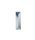 Asfour Crystal, Clear Lead Crystal, Rectangular Drop, Crystal Parts - #611 - 100 MM, 1 Hole